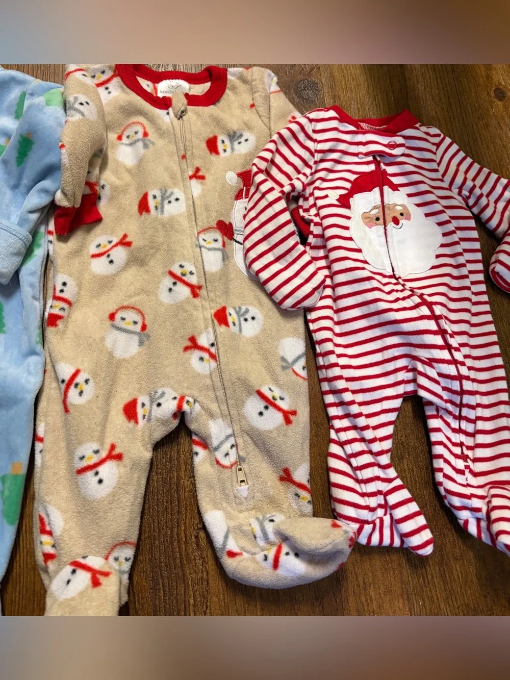 Four Christmas Pajama Sets